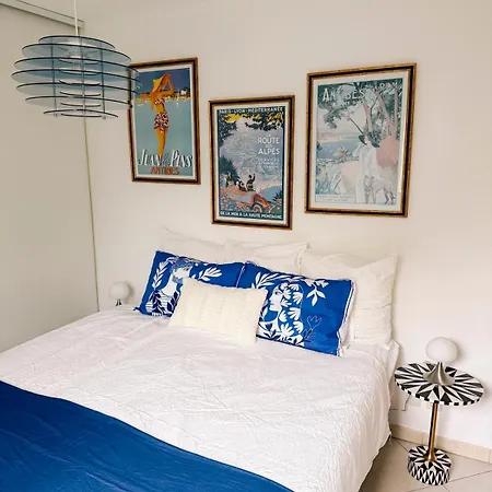 Spacious Seaside With Garden & Sea-view 公寓 昂蒂布